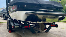 Load image into Gallery viewer, Black B5M surf tabs on Malibu wake boat for surfing

